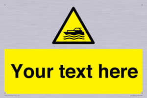 Custom Warning motorised watercraft